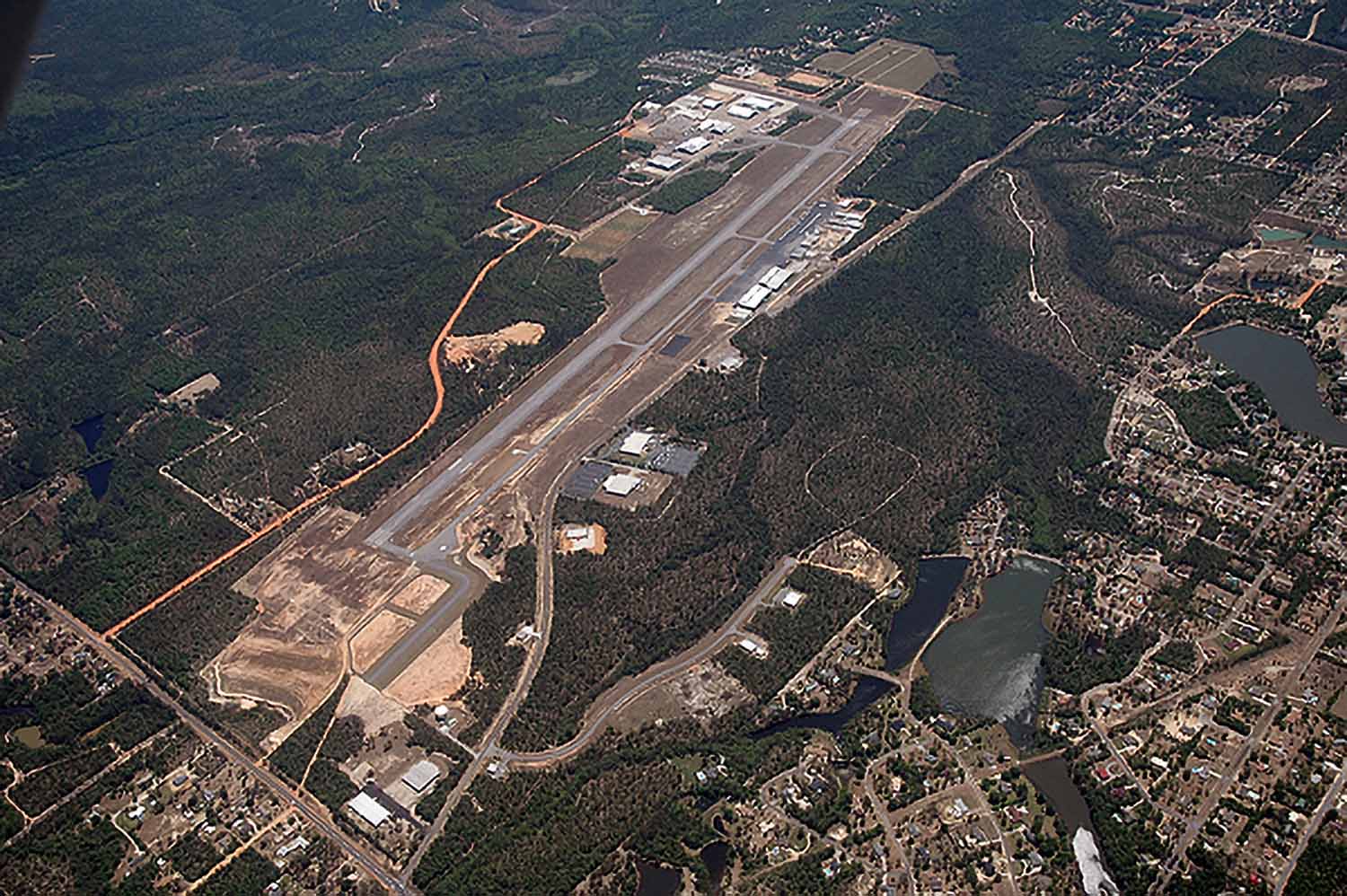 Aerial View of Bob Sikes Airport